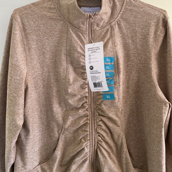 Nude Full Zip Mock Neck Jacket New With Tags - Picture 9 of 12